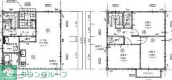 グランソフィア旭が丘Aの物件間取画像